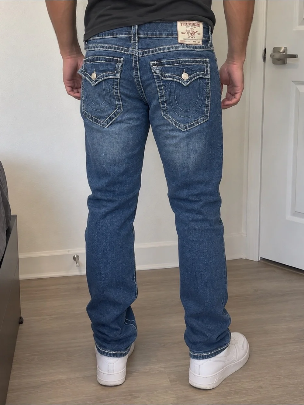True Religion Men's Size 34 Rocco Relaxed Skinny